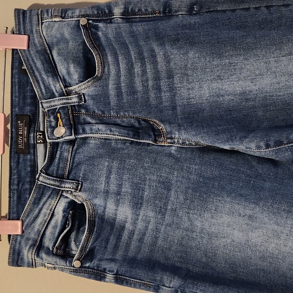 Judy Blue Light Blue Slim Fit Jeans 5/27 - Picture 4 of 8